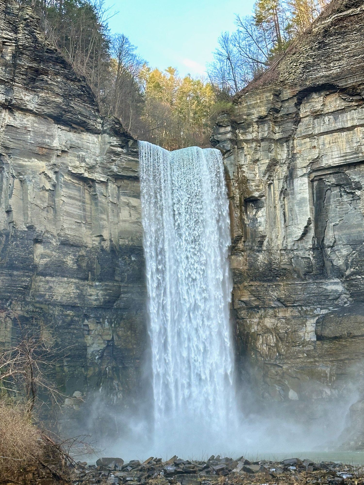 Taughannock Falls, a 215-foot plunge